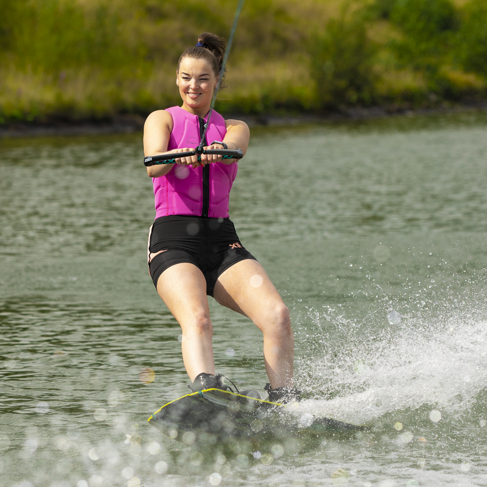 wakeboarding girl